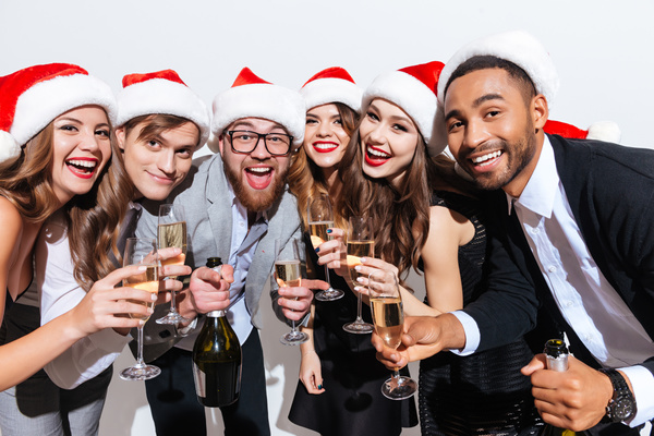 Men-and-women-Holiday-party-Stock-Photo-04